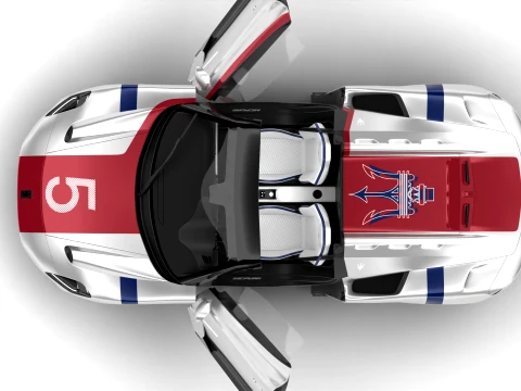 Maserati MCPura Cielo Tributo 1926 2026 HQ 3D Model