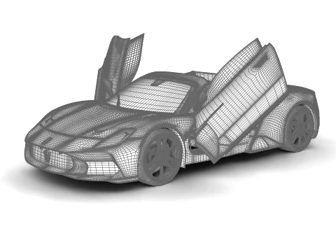 Maserati MCPura Cielo Tributo 1926 2026 HQ 3D Model
