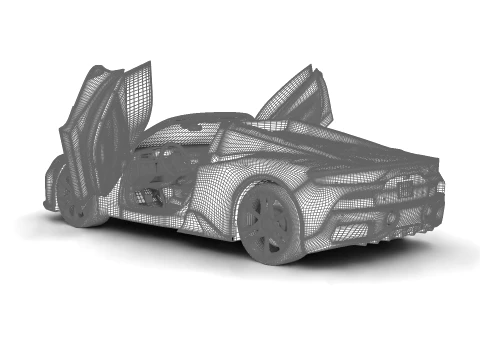 Maserati MCPura Cielo Tributo 1926 2026 HQ 3D Model