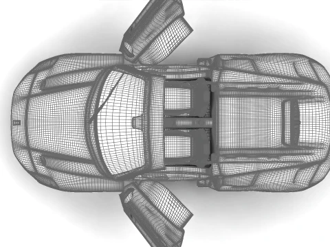 Maserati MCPura Cielo Tributo 1926 2026 HQ 3D Model