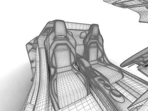 Maserati MCPura Cielo Tributo 1926 2026 HQ 3D Model