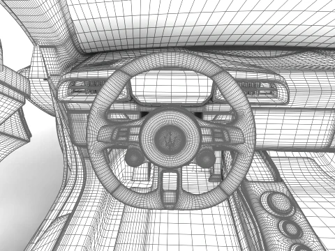 Maserati MCPura Cielo Tributo 1926 2026 HQ 3D Model