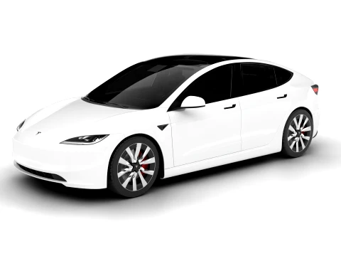 Tesla Model 3 2024 3D Model