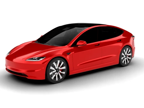 Tesla Model 3 2024 3D Model