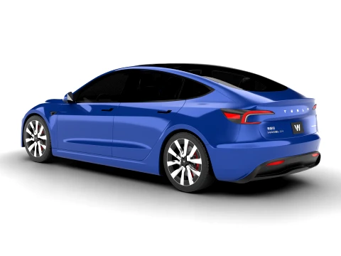 Tesla Model 3 2024 3D Model