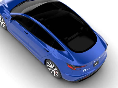 Tesla Model 3 2024 3D Model