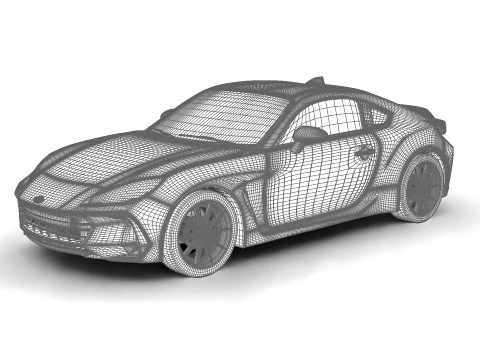 スバル BRZ 2022 3Dモデル