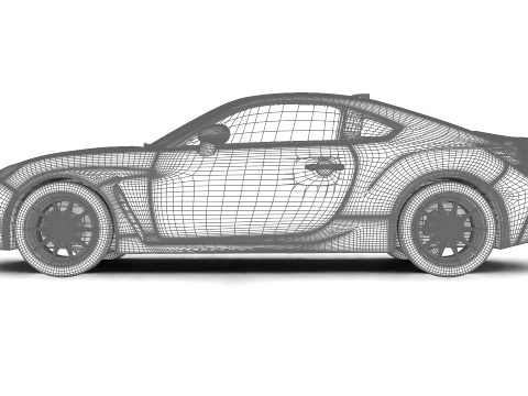 スバル BRZ 2022 3Dモデル