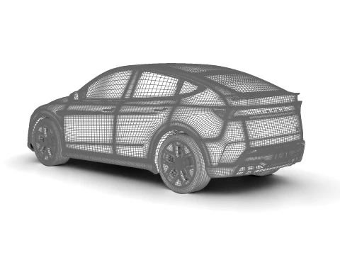 Tesla Model Y Perfomance 2026 3D Model
