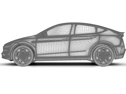 Tesla Model Y Perfomance 2026 3D Model