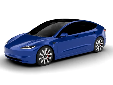 Tesla Model 3 2024 3D Model