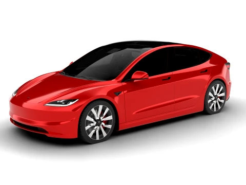 Tesla Model 3 2024 3D Model