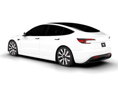Tesla Model 3 2024 3D Model