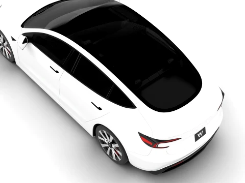 Tesla Model 3 2024 3D Model