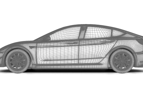 Tesla Model 3 2024 3D Model