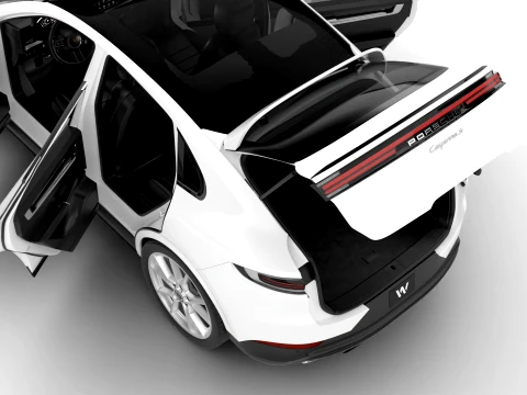 Porsche Cayenne S E-Hybrid Coupe 2026 HQ 3D Model