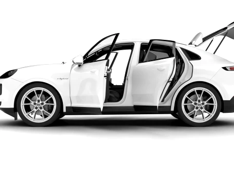 Porsche Cayenne S E-Hybrid Coupe 2026 HQ 3D Model