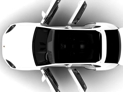 Porsche Cayenne S E-Hybrid Coupe 2026 HQ 3D Model