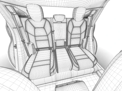 Porsche Cayenne S E-Hybrid Coupe 2026 HQ 3D Model