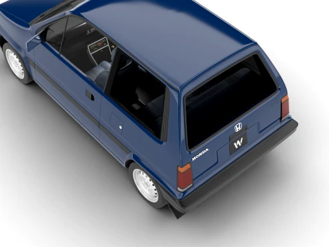 Honda City AA1 1982 3D Model