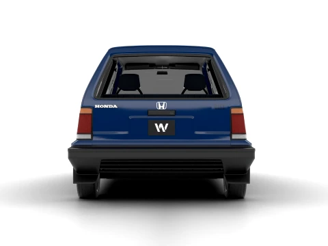 Honda City AA1 1982 3D Model
