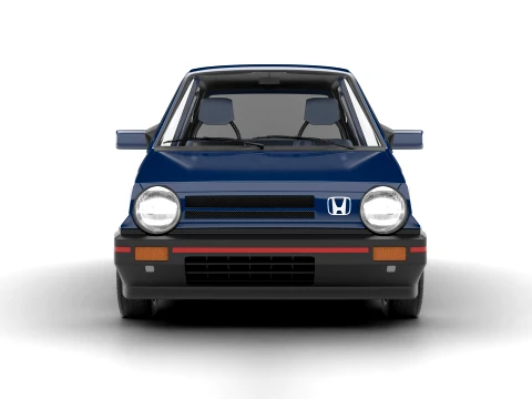 Honda City AA1 1982 3D Model