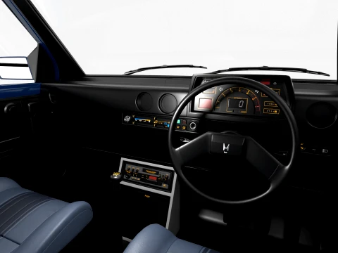 Honda City AA1 1982 3D Model