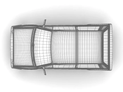 Honda City AA1 1982 3D Model
