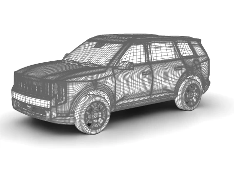 Kia Telluride SX-Prestige 2026 3D Model
