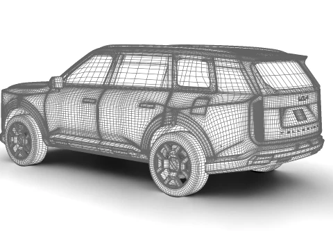Kia Telluride SX-Prestige 2026 3D Model