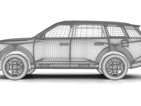 Kia Telluride SX-Prestige 2026 3D Model