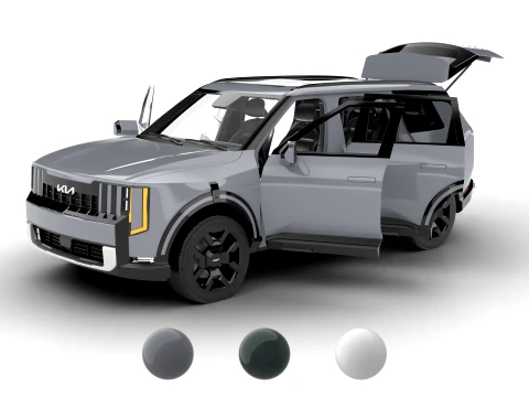 Kia Telluride SX-Prestige 2026 HQ Modello 3D