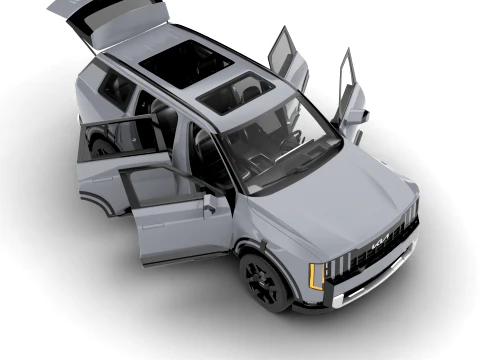 Kia Telluride SX-Prestige 2026 HQ 3D Model