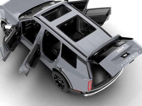 Kia Telluride SX-Prestige 2026 HQ 3D Model