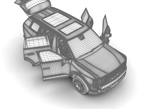 Kia Telluride SX-Prestige 2026 HQ 3D Model