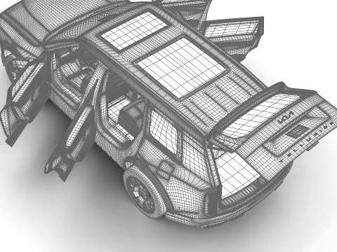 Kia Telluride SX-Prestige 2026 HQ 3D Model