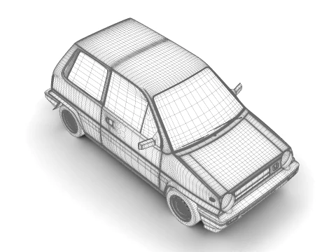 Honda City Pro 1982 3D Model
