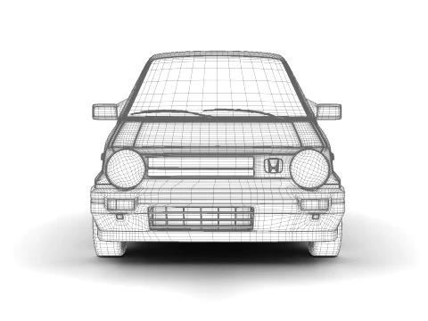 Honda City Pro 1982 3D Model