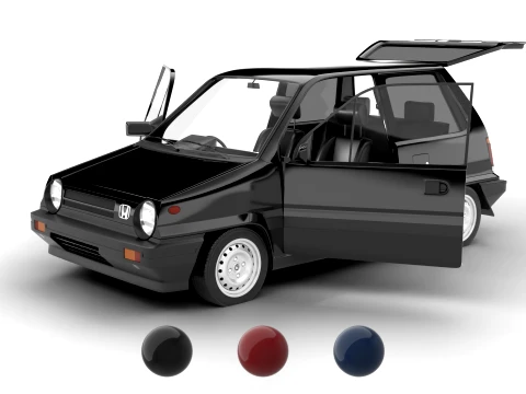 Honda City Pro 1982 3D Model