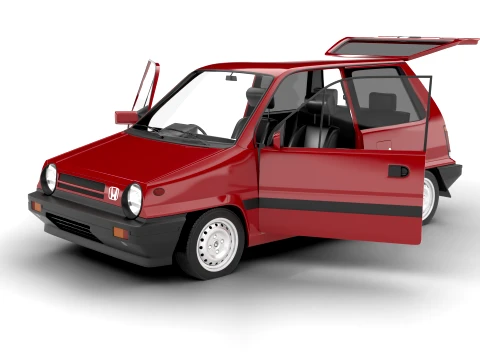 Honda City Pro 1982 3D Model