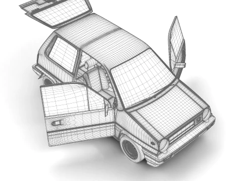Honda City Pro 1982 3D Model