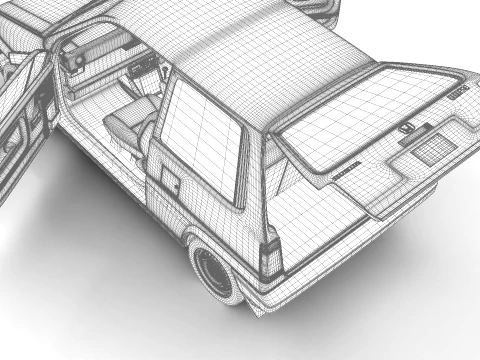 Honda City Pro 1982 3D Model