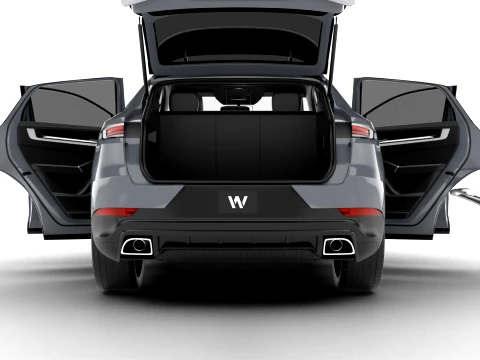 Porsche Cayenne E-Hybrid Coupe 2026 HQ 3D Model