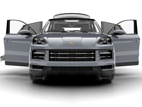 Porsche Cayenne E-Hybrid Coupe 2026 HQ 3D Model