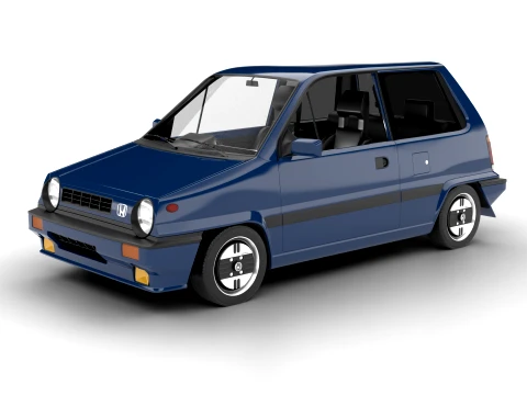 Honda City R 1985 3D Model