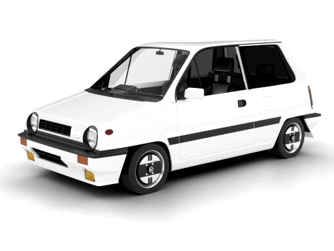 Honda City R 1985 3D Model