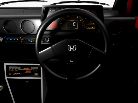 Honda City R 1985 3D Model