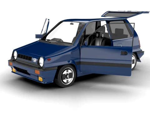 Honda City R 1985 HQ 3D Model