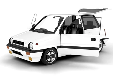 Honda City R 1985 HQ 3D Model