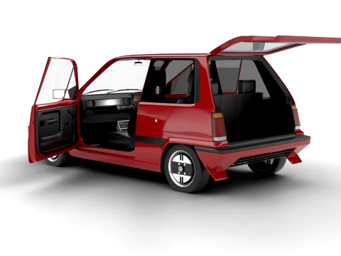 Honda City R 1985 HQ 3D Model